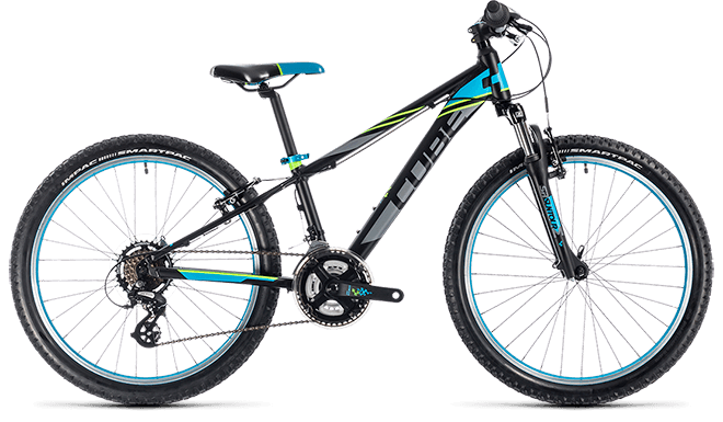 CUBE Kid 240 black´n´blue 2018