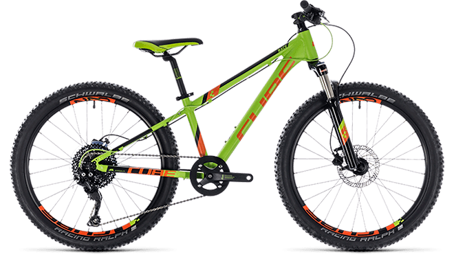 CUBE Kid 240 Race green´n´orange 2018