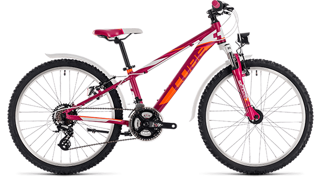 CUBE Kid 240 Allroad girl berry´n´white 2018