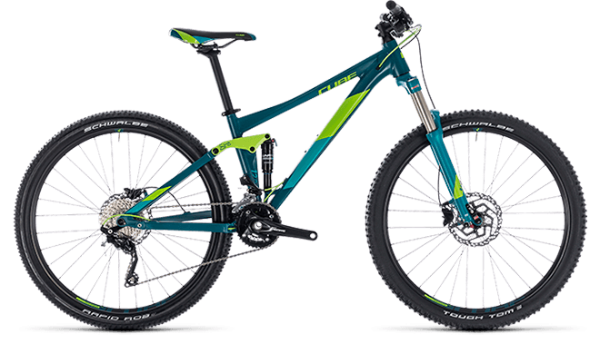 CUBE Sting WS 120 turkisblue´n´green 2018