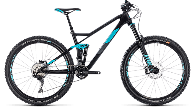 CUBE Sting WS 140 HPC Race 27.5 carbon´n´aqua 2018