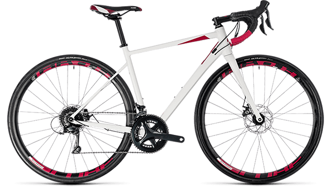 CUBE Axial WS Pro Disc white´n´berry 2018