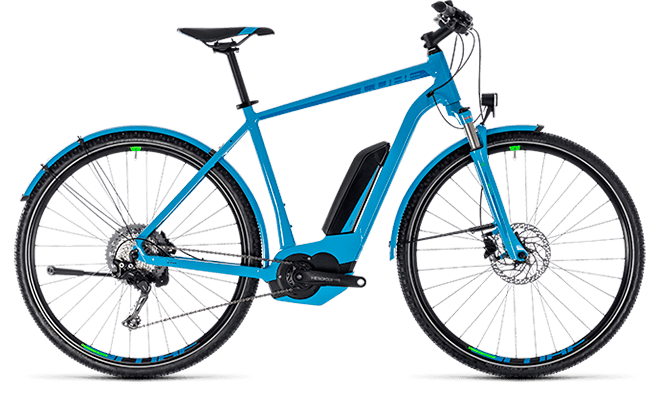 CUBE Cross Hybrid Race Allroad 500 blue´n´green 2018