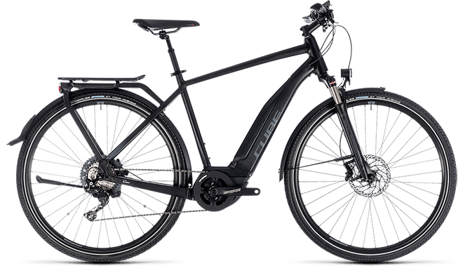 CUBE Touring Hybrid EXC 500 black´n´grey 2018 / 2019