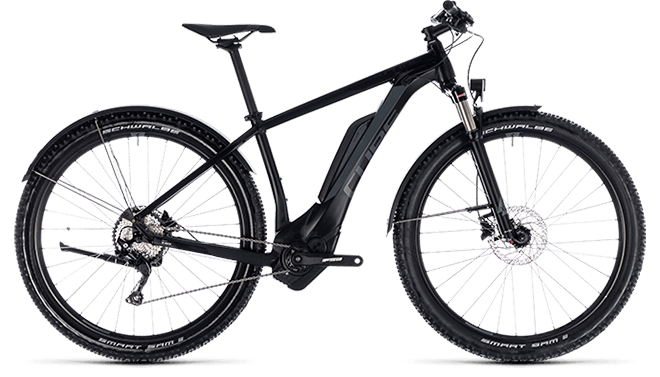 CUBE Reaction Hybrid Pro Allroad 400 black´n´grey 2018