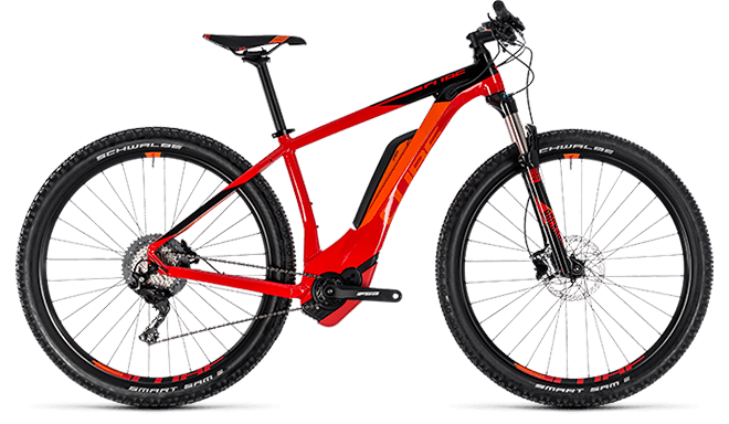 CUBE Reaction Hybrid Race 500 red´n´black 2018