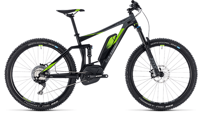 CUBE Stereo Hybrid 140 Race 500 27.5 black´n´green 2018