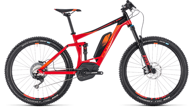 CUBE Stereo Hybrid 140 Race 500 27.5 red´n´orange 2018