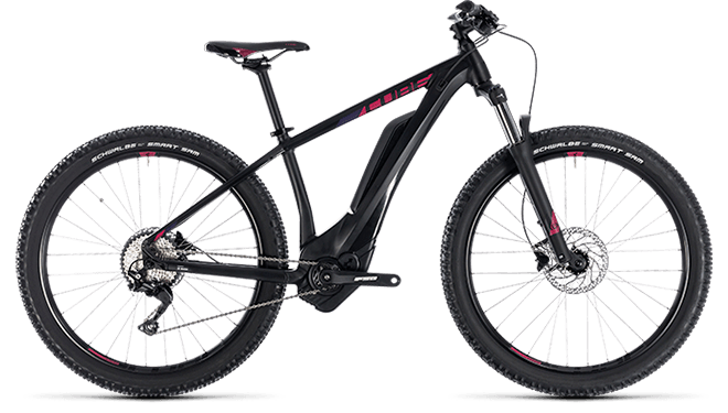 CUBE Access Hybrid Pro 400 black´n´berry 2018