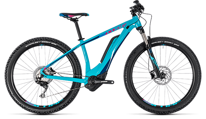 CUBE Access Hybrid Race 500 turquoise´n´raspberry 2018