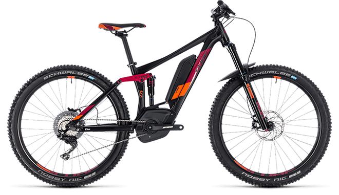 CUBE Sting Hybrid 140 Race 500 27.5 black´n´berry 2018