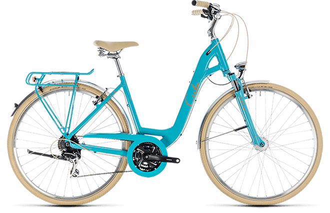 CUBE Elly Ride aqua´n´orange 2018