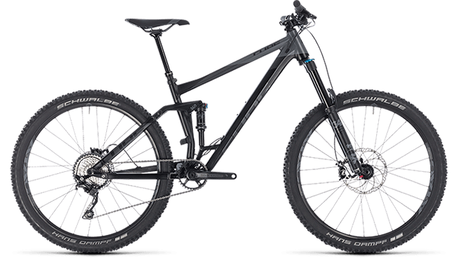 CUBE Stereo 160 Race 27.5 black´n´grey 2018