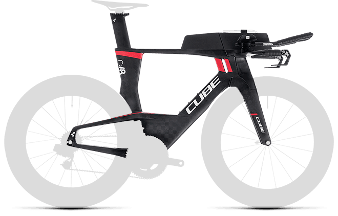 CUBE Aerium C:68 Rahmenset Low carbon´n´red 2018 / 2019