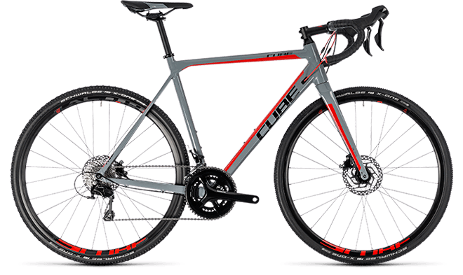 CUBE Cross Race Pro grey´n´red 2018