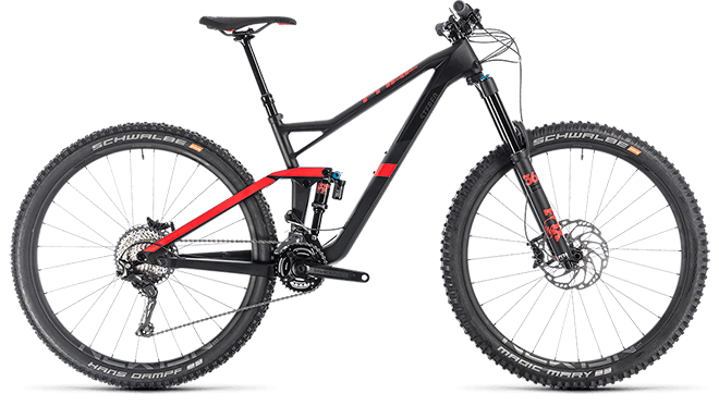 CUBE Stereo 150 C:62 Race 29 carbon´n´red 2019