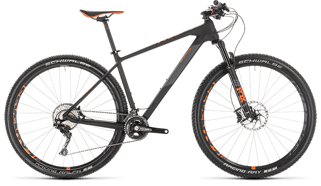 CUBE Reaction C:62 Race carbon´n´orange 2019