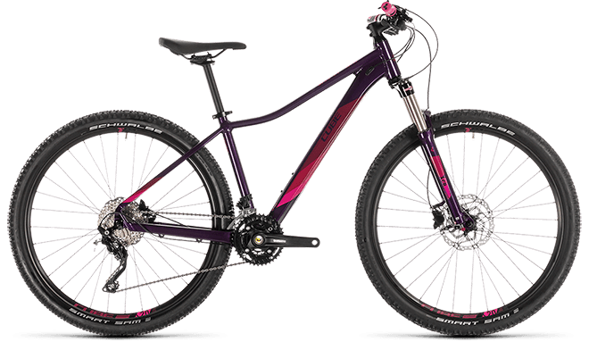 CUBE Access WS Race aubergine´n´berry 2019