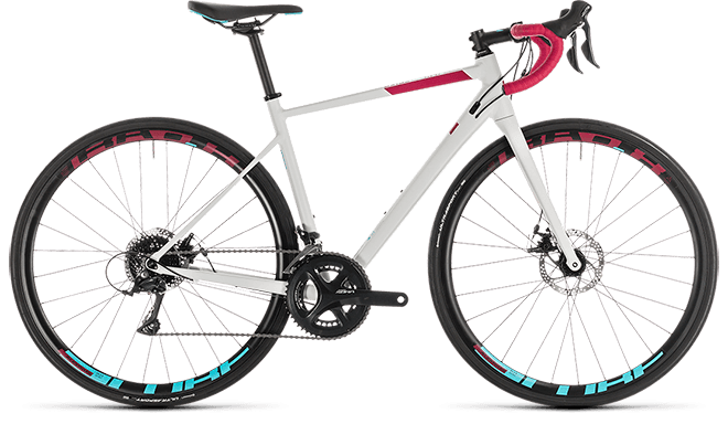 CUBE Axial WS Pro Disc white´n´berry 2019