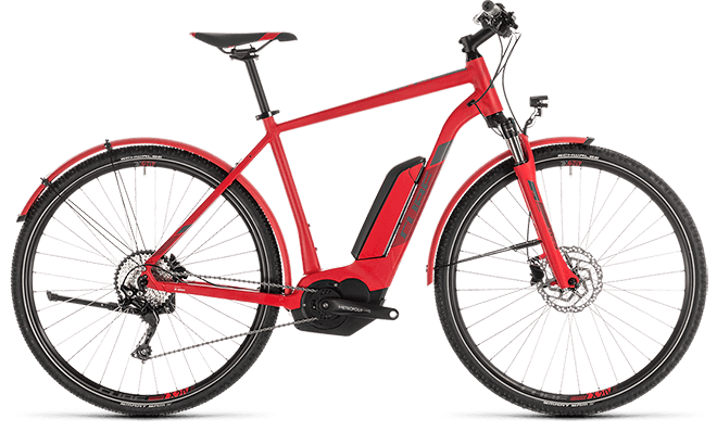 CUBE Cross Hybrid Pro 400 Allroad red´n´grey 2019