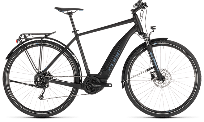 CUBE Touring Hybrid ONE 400 black´n´blue 2019