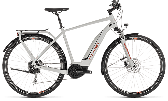 CUBE Touring Hybrid 400 grey´n´orange 2019