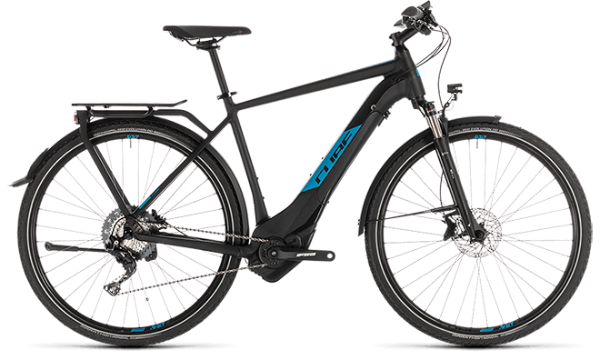 CUBE Kathmandu Hybrid EXC 500 black´n´blue 2019