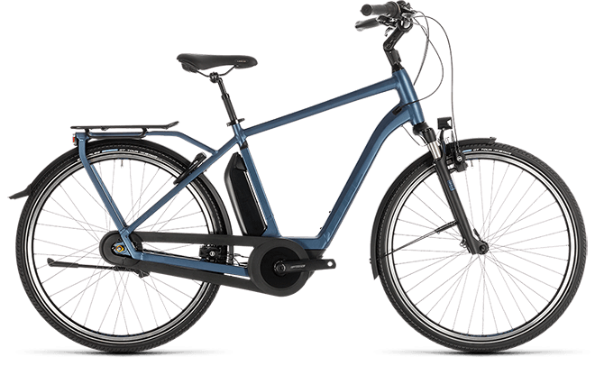 CUBE Town Hybrid EXC 400 blue´n´blue 2019