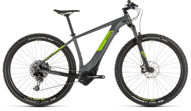 CUBE Reaction Hybrid EAGLE 500 grey´n´green 2019