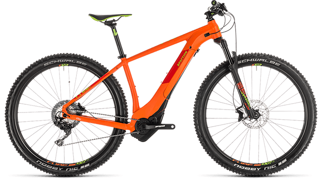 CUBE Reaction Hybrid SL 500 orange´n´green 2019