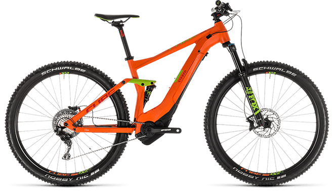 CUBE Stereo Hybrid 120 Race 500 orange´n´green 2019