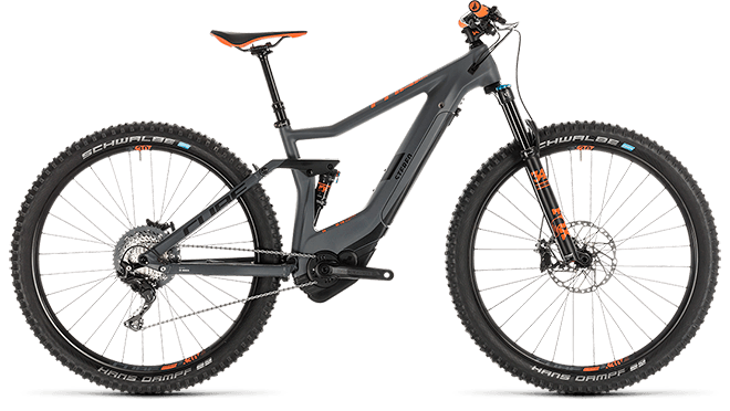 CUBE Stereo Hybrid 120 HPC TM 500 grey´n´orange 2019