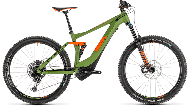 CUBE Stereo Hybrid 140 Race 500 27.5 green´n´orange 2019