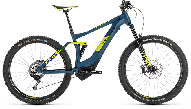 CUBE Stereo Hybrid 140 SL 500 27.5 darkblue´n´lime 2019