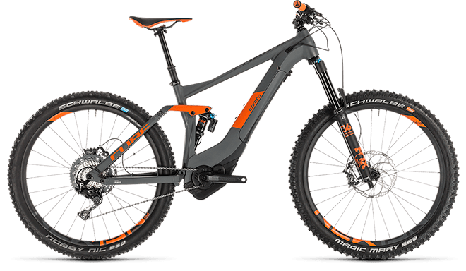 CUBE Stereo Hybrid 140 TM 500 KIOX 27.5 grey´n´orange 2019