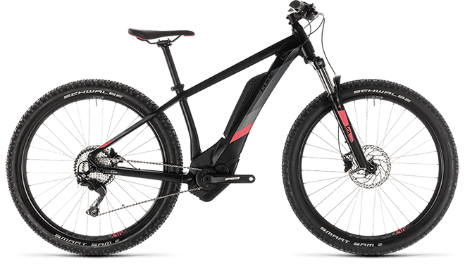 CUBE Access Hybrid Pro 400 black´n´coral 2019