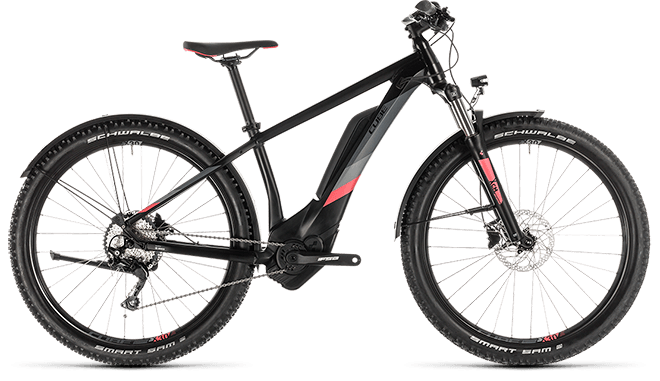 CUBE Access Hybrid Pro 400 Allroad black´n´coral 2019