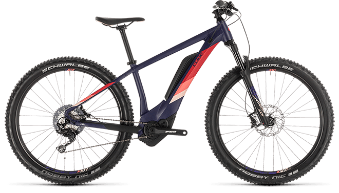 CUBE Access Hybrid Race 500 darkviolet´n´rose 2019