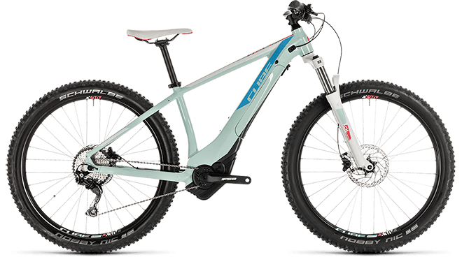 CUBE Access Hybrid EXC 500 blue´n´coral 2019