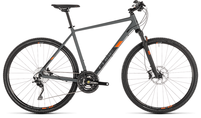 CUBE Cross EXC grey´n´orange 2019