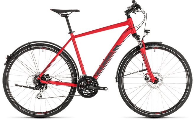 CUBE Nature Allroad red´n´grey 2019