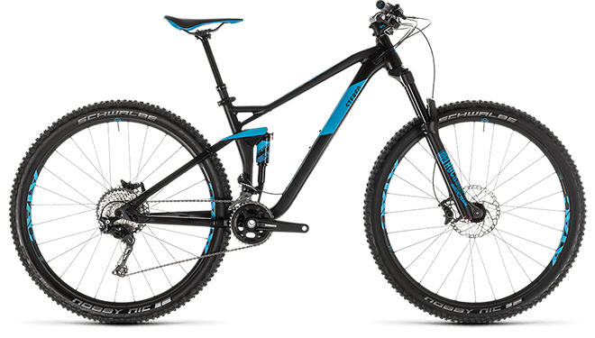 CUBE Stereo 120 Race 29 black´n´blue 2019