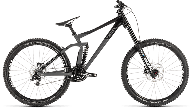 CUBE TWO15 Race grey´n´black 2019