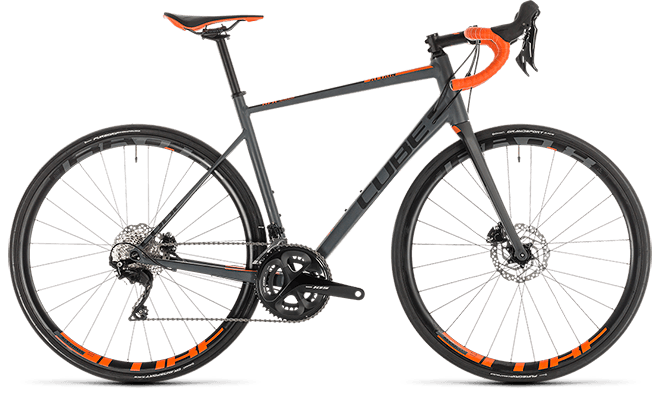 CUBE Attain SL Disc grey´n´orange 2019