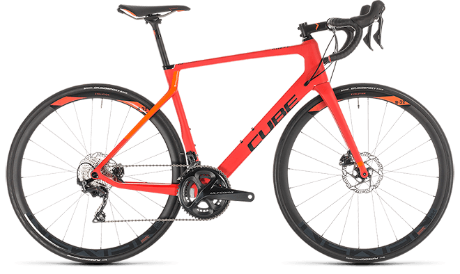 CUBE Agree C:62 Race Disc red´n´orange 2019