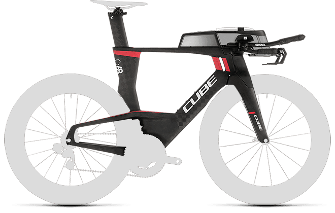 CUBE Aerium C:68 Rahmenset Low carbon´n´red 2019