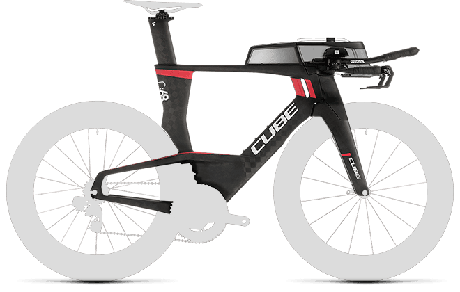 CUBE Aerium C:68 Rahmenset High carbon´n´red 2019