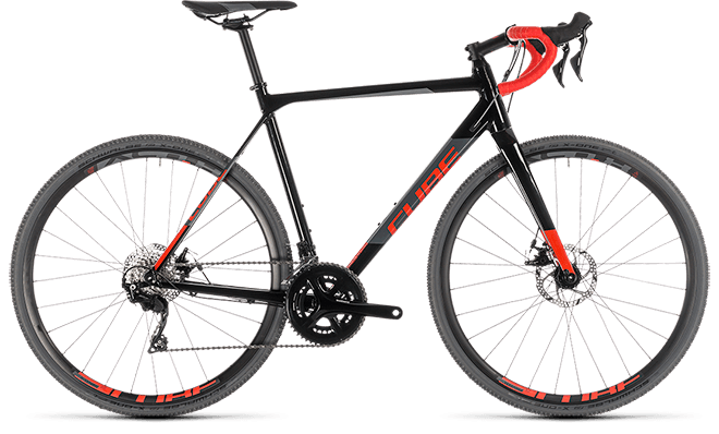 CUBE Cross Race black´n´red 2019