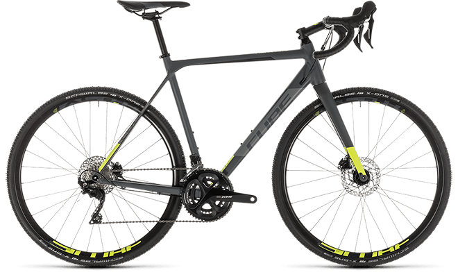 CUBE Cross Race Pro grey´n´flashyellow 2019