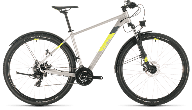 CUBE Aim Allroad silver´n´flashyellow 2020